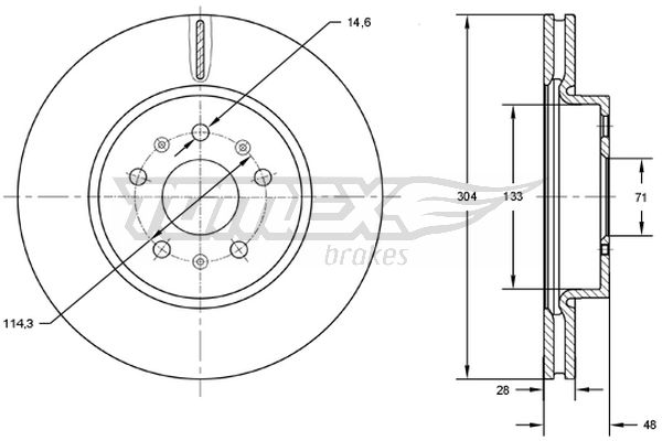 TOMEX Brakes TX 72-93...